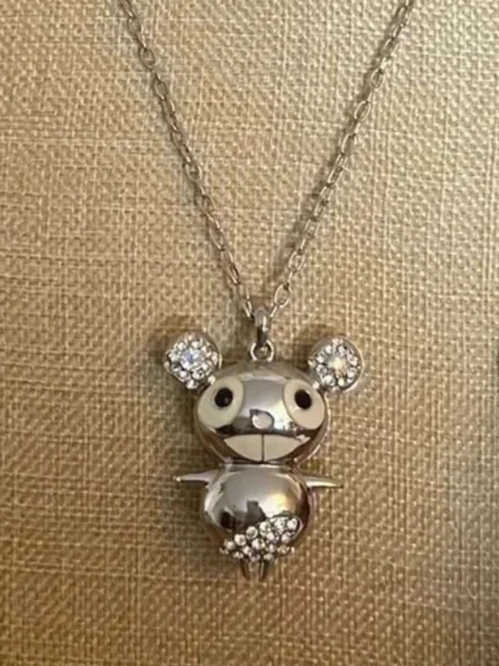 2000’s Y2K Style Cartoon Anime Silver Tone Necklace